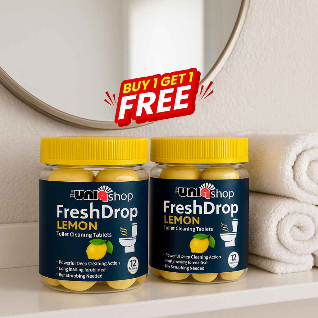 FreshDrop Lemon Toilet Cleaning Tablets | BUY 1 GET 1 FREE
