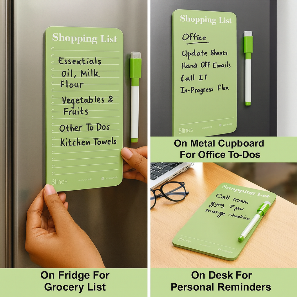FridgeNote™ Smart Planner Board
