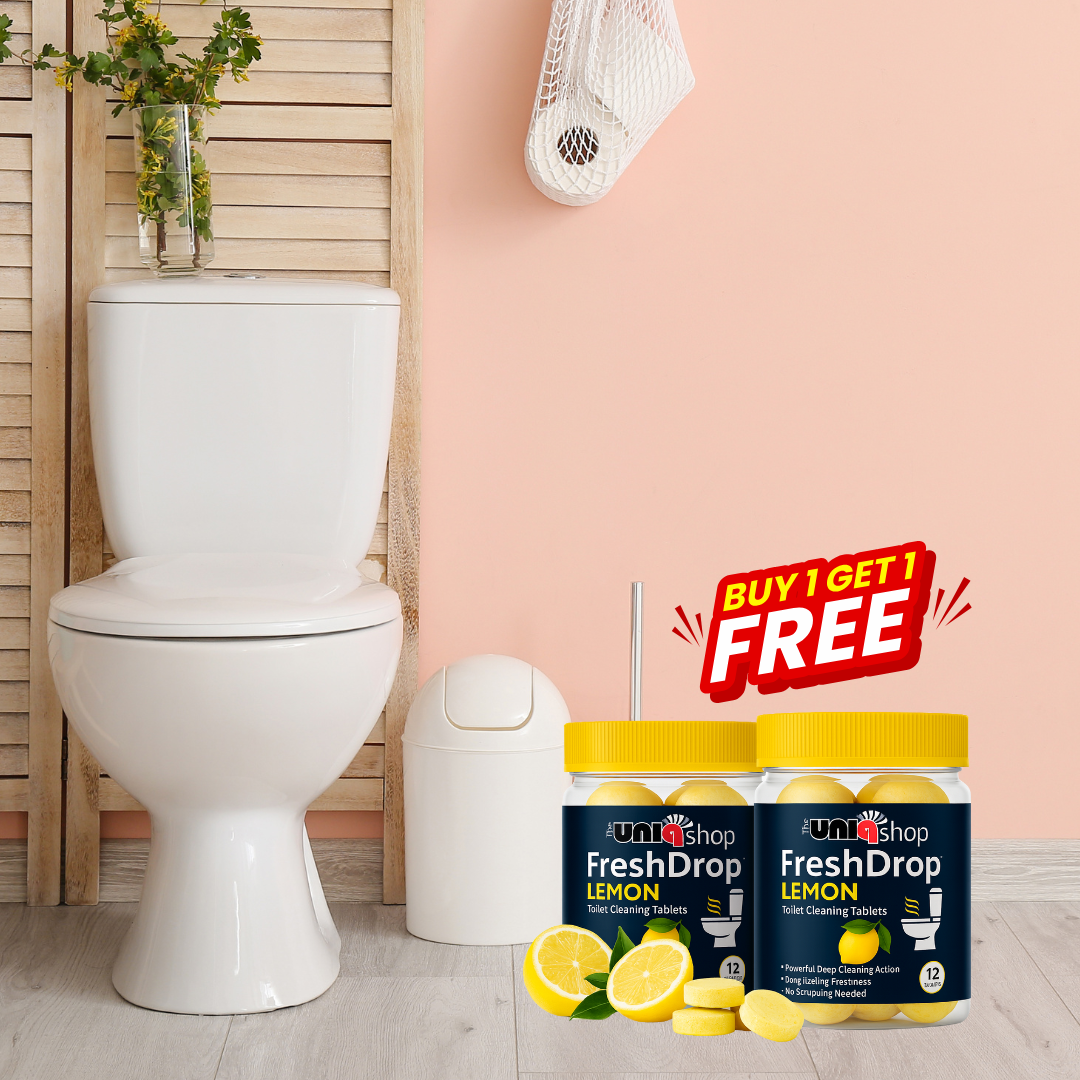 FreshDrop Lemon Toilet Cleaning Tablets | BUY 1 GET 1 FREE