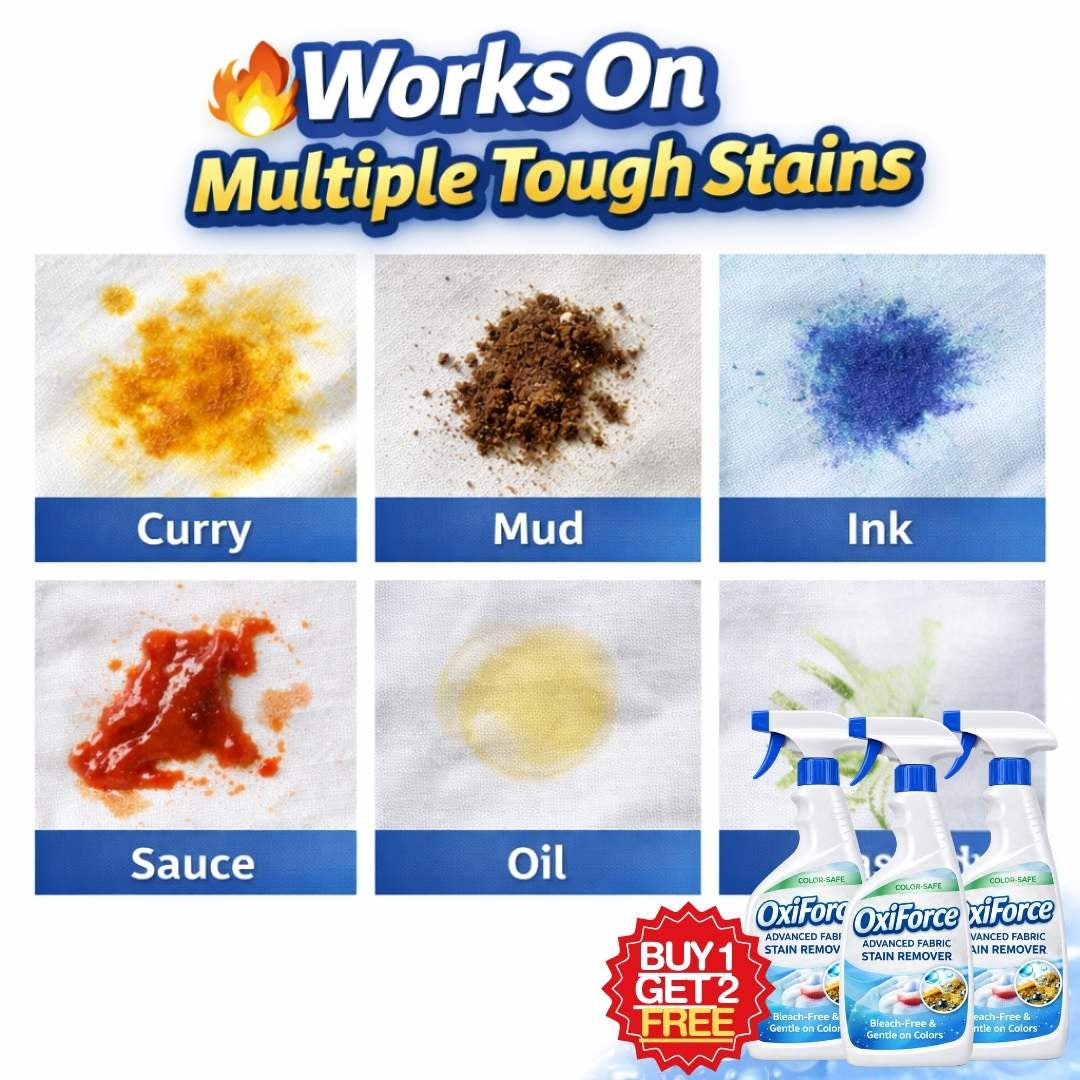 OxiForce Advanced Stain Remover Spray | Color-Safe | BUY 1 GET 1 FREE!
