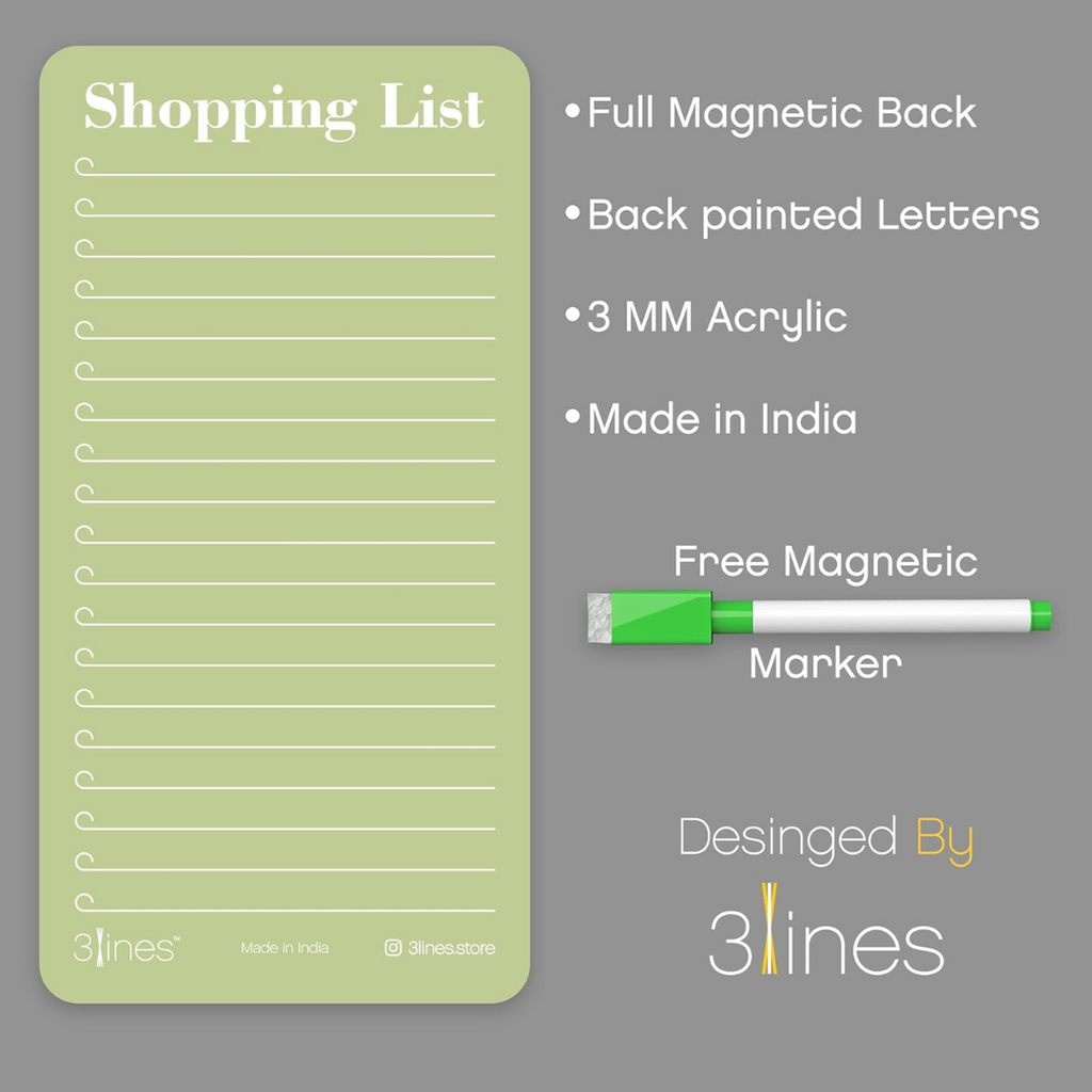 FridgeNote™ Smart Planner Board