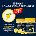 FreshDrop Lemon Toilet Cleaning Tablets | BUY 1 GET 1 FREE