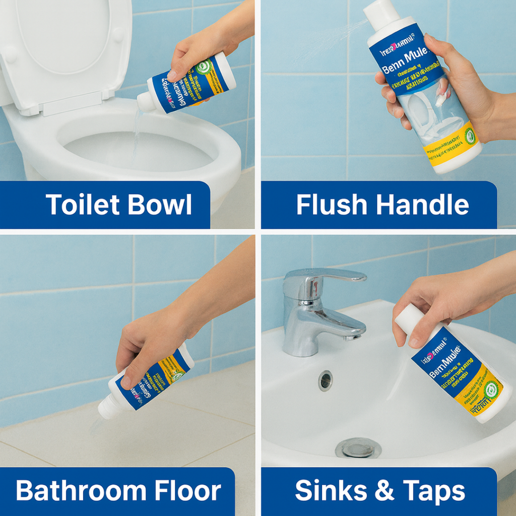 GermMukt™ All in 1 Toilet Cleaning Spray | Buy 1 Get 2 Free!