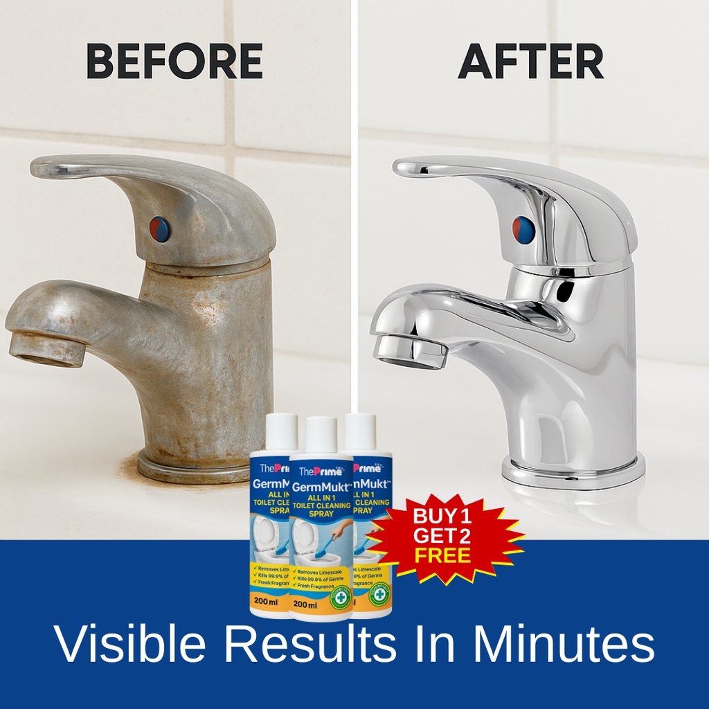 GermMukt™ All in 1 Toilet Cleaning Spray | Buy 1 Get 2 Free!