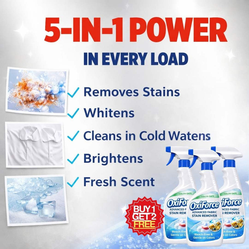 OxiForce Advanced Stain Remover Spray | Color-Safe | BUY 1 GET 1 FREE!