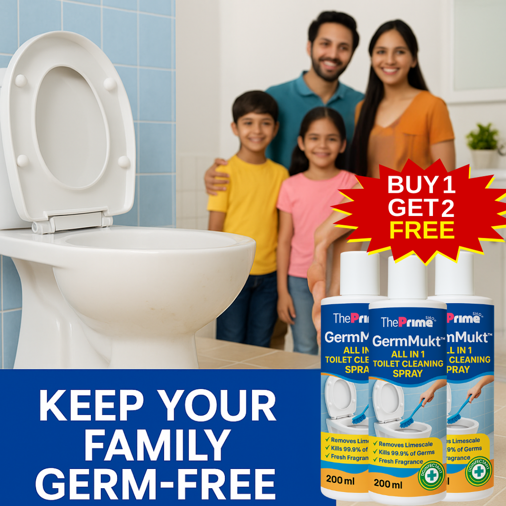 GermMukt™ All in 1 Toilet Cleaning Spray | Buy 1 Get 2 Free!