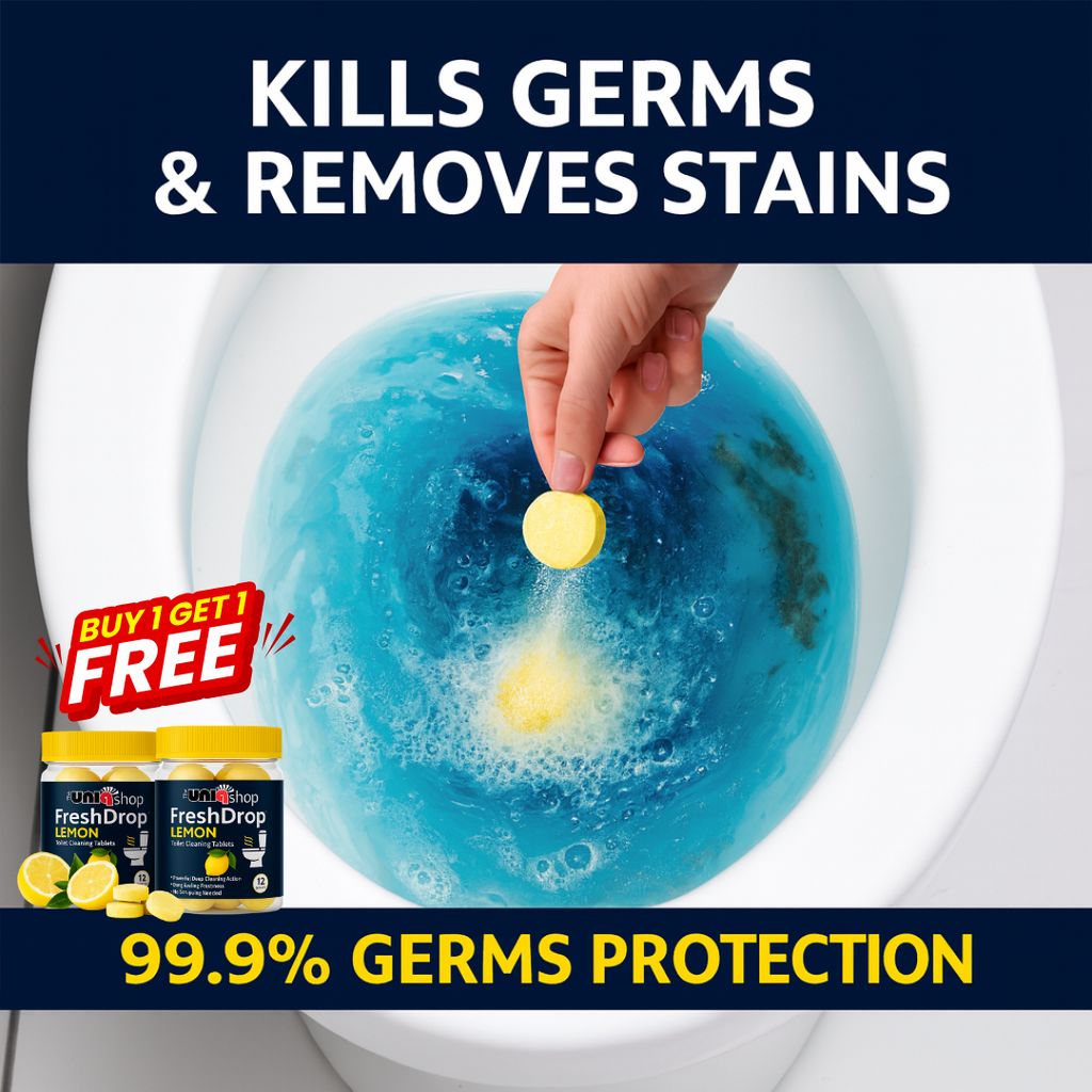 FreshDrop Lemon Toilet Cleaning Tablets | BUY 1 GET 1 FREE